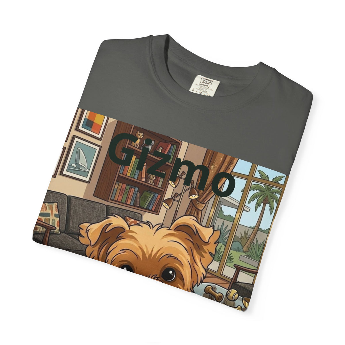 Gizmo Yorkie Portrait T‑Shirt — Cute Yorkie Dog Tee