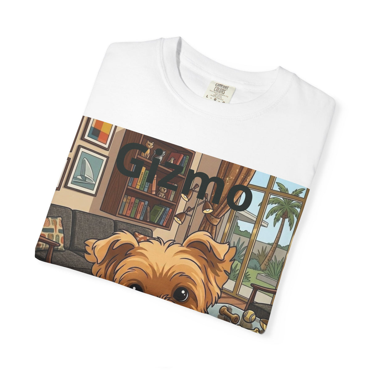 Gizmo Yorkie Portrait T‑Shirt — Cute Yorkie Dog Tee