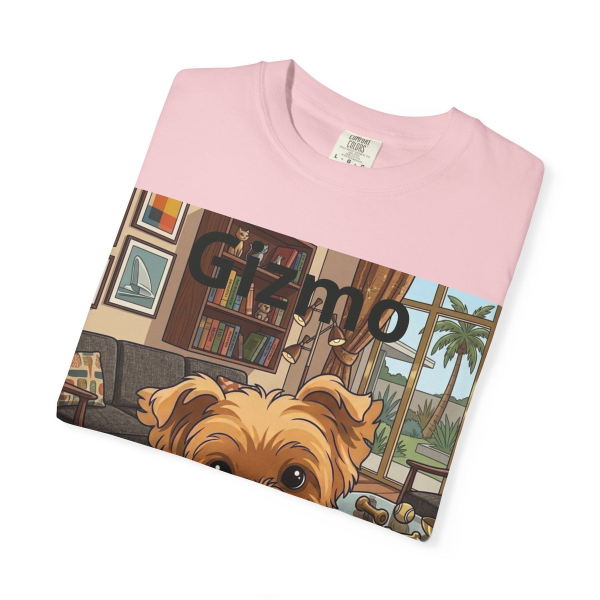 Gizmo Yorkie Portrait T‑Shirt — Cute Yorkie Dog Tee