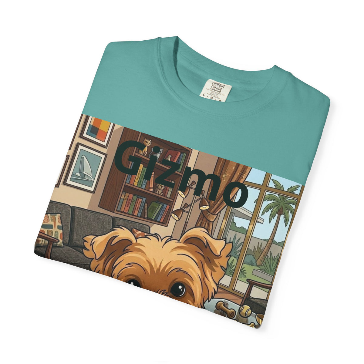Gizmo Yorkie Portrait T‑Shirt — Cute Yorkie Dog Tee