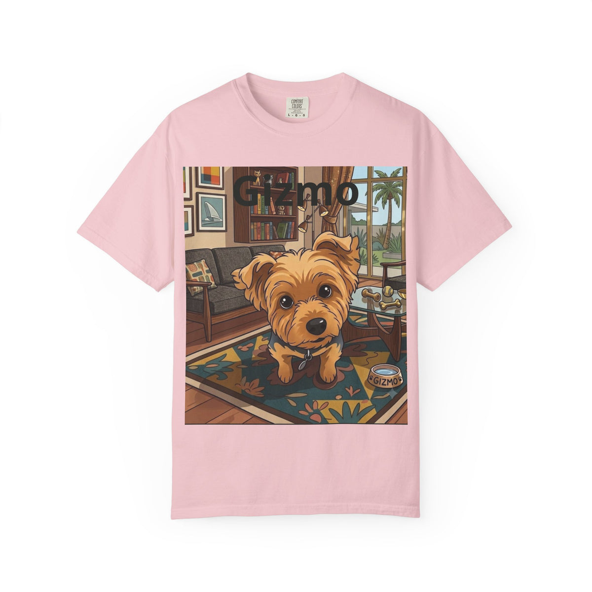 Gizmo Yorkie Portrait T‑Shirt — Cute Yorkie Dog Tee