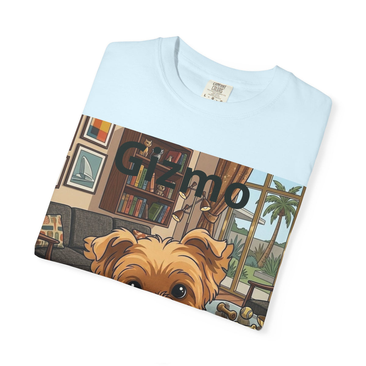 Gizmo Yorkie Portrait T‑Shirt — Cute Yorkie Dog Tee