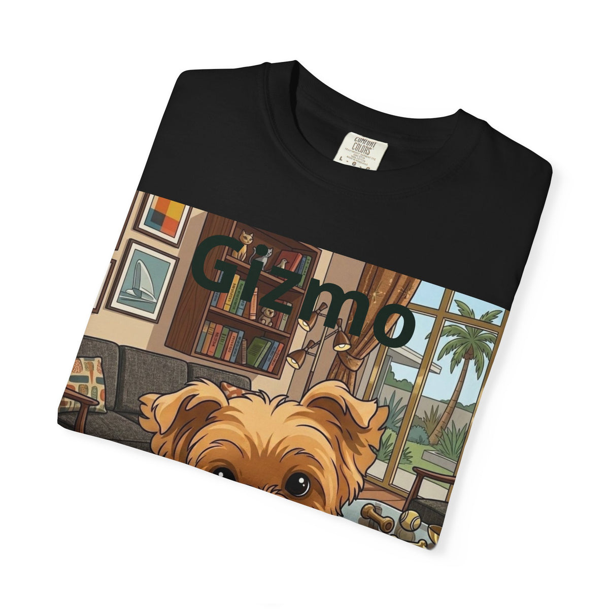 Gizmo Yorkie Portrait T‑Shirt — Cute Yorkie Dog Tee