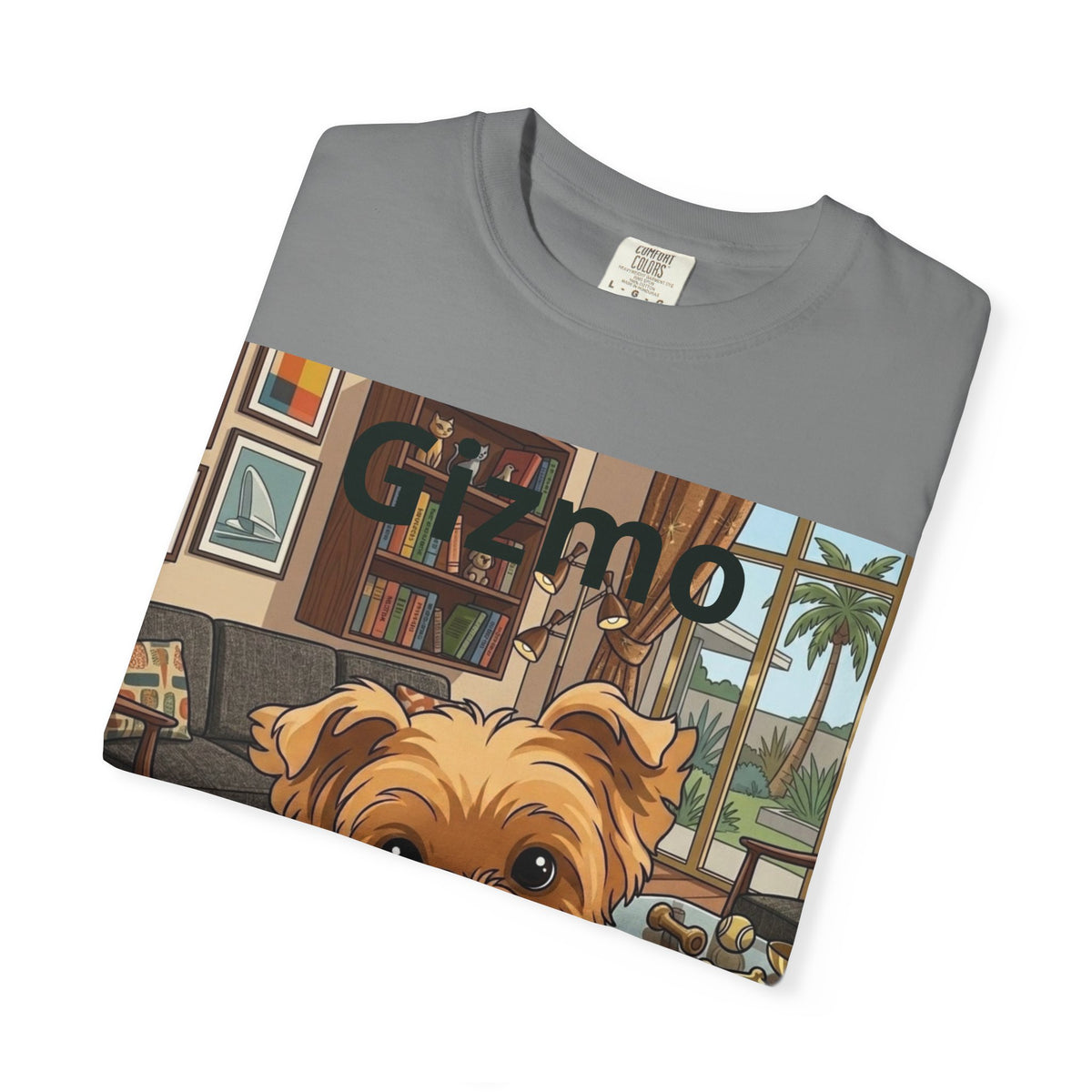 Gizmo Yorkie Portrait T‑Shirt — Cute Yorkie Dog Tee