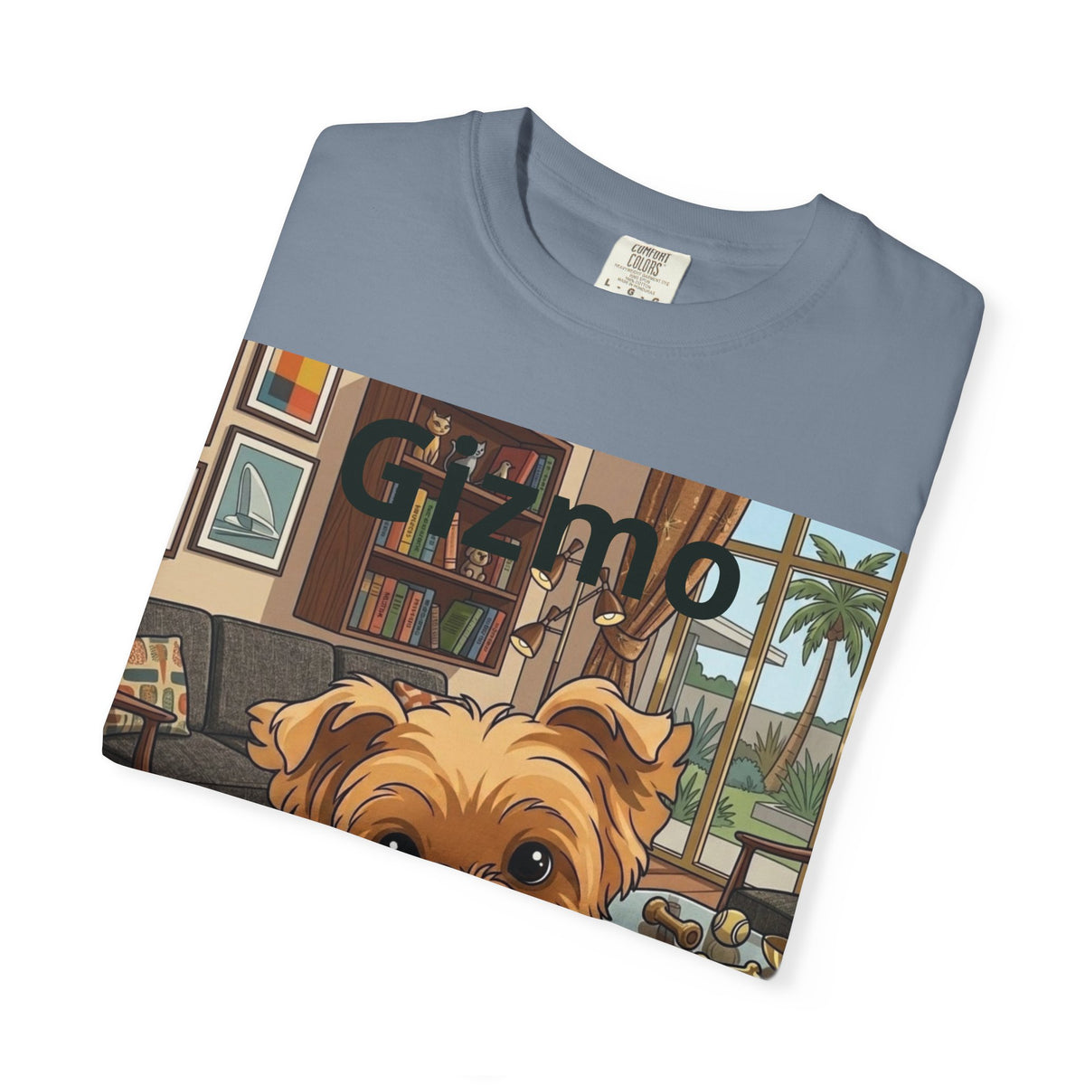 Gizmo Yorkie Portrait T‑Shirt — Cute Yorkie Dog Tee
